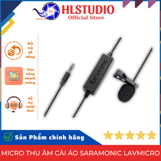 Micro Thu Âm Cài Áo Saramonic LavMicro -Chất Âm Tuyệt Vời Cho Người Yêu Âm Nhạc HL Studio