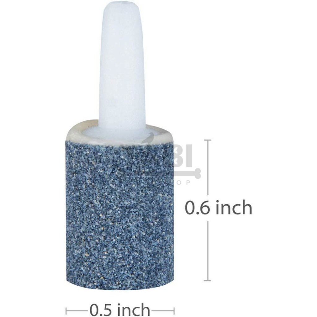 Đá Sủi Oxy Mini ĐÀI LOAN 1.5x1CM Nối Với Máy Sủi, Máy Sục Khí Oxi Hồ Cá, Bể Cá Thuỷ Sinh