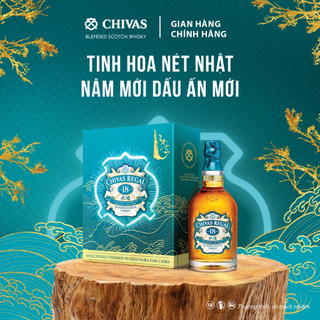Rượu Whisky Chivas Regal 18YO Mizunara Oak Casks 700ml Hộp Quà Tặng Kèm Túi