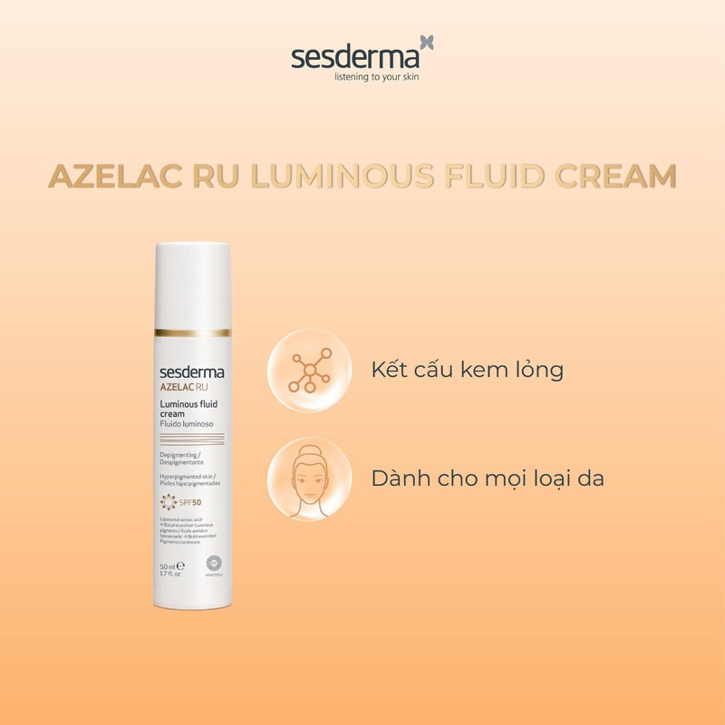 Kem Sesderma Azelac RU SPF 50+