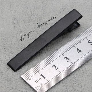 Phôi kẹp mỏ vịt đen, kẹp cá sấu đen nhiều size - Huyền Accessories