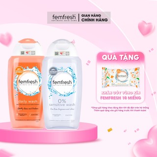  Mua 2 Dung Dịch Vệ Sinh Phụ Nữ Femfresh Giúp Vùng Kín Sạch Thơm, Tươi Mới Tặng Ngay 1 Phần Quà Đặc Biệt