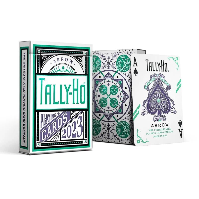 Box set 2 bộ bài tây Poker Tally Ho True Love Heart & Arrow Playing Cards
