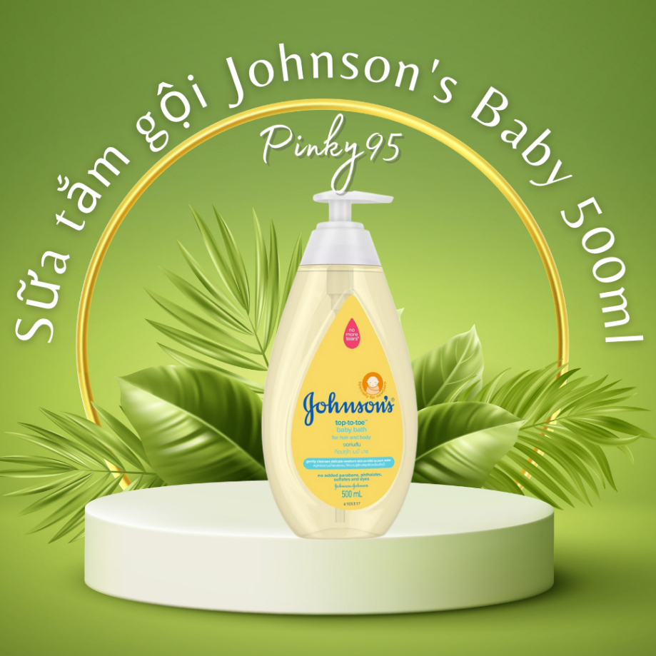 Sữa tắm gội toàn thân Johnson's Baby 500ml