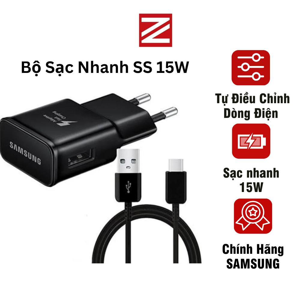 Củ sạc nhanh samsung zin 15w chính hãng ZUZG P1