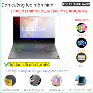 Dán màn hình cường lực lenovo legion 5 15imh05h/ 15imh05/ 15arh05h/ 15arh05 15.6'' nano dẻo trong, nhám, chống nhìn trộm
