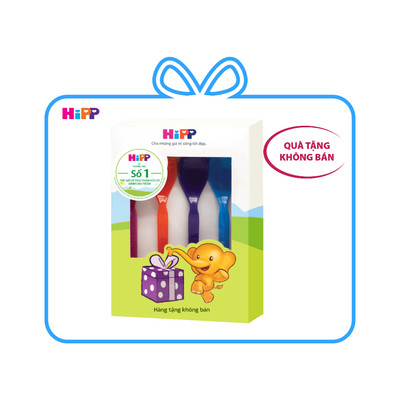 [GIFT] Bộ thìa ăn dặm HiPP nhập khẩu Đức (màu ngẫu nhiên)