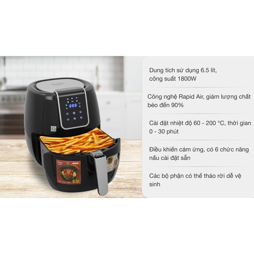 Nồi chiên nướng không dầu Magic Korea A-805