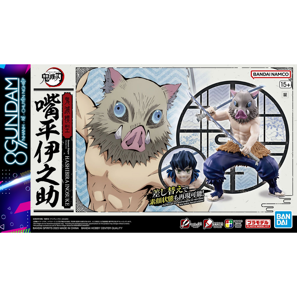 Mô Hình Lắp Ráp Figure-rise Standard Hashibira Inosuke Demon Slayer Kimetsu No Yaiba