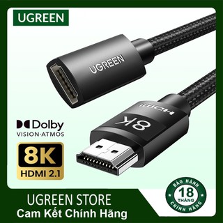 Cáp hdmi 2.1 nối dài cao cấp ugreen hd 2.1 support 8k60hz 4k120hz earc
