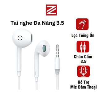 Tai nghe nhét tai chống ồn có dây ZUZG chống ồn tích hợp micro E01