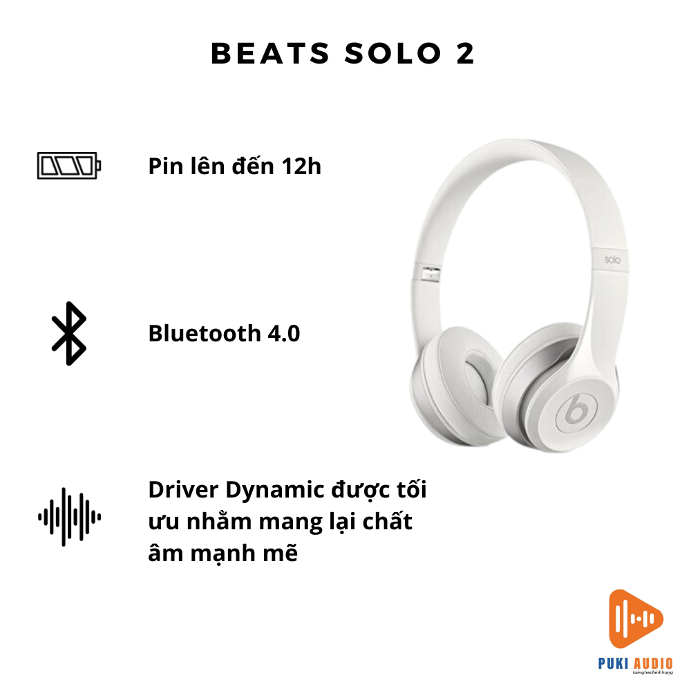 Tai nghe bluetooth Beats Solo 2 hàng chính hãng