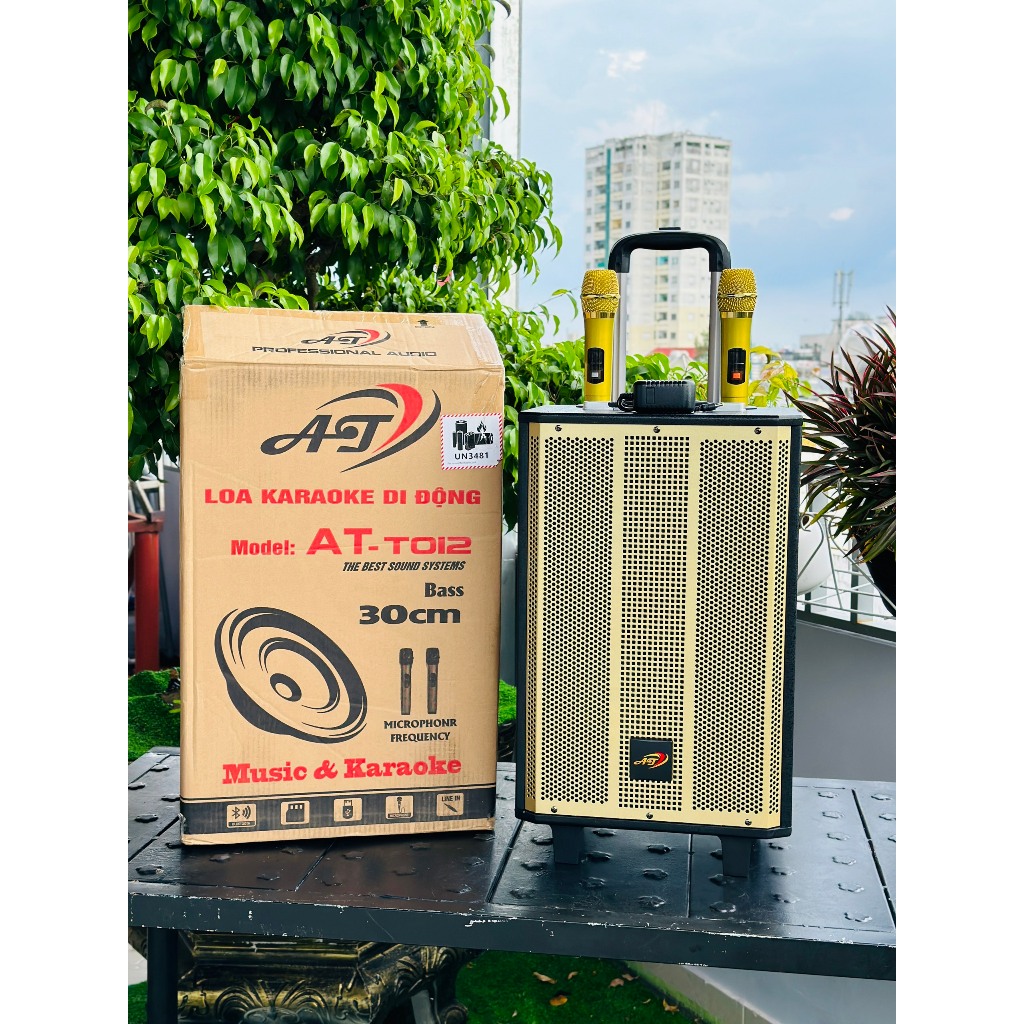 Loa kéo AT T012 – Bass 30 Cực Ấm, Công Suất Lớn 300W Đủ Mạnh Để Sử Dụng Ngoài Trời Hoặc Trong Nhà