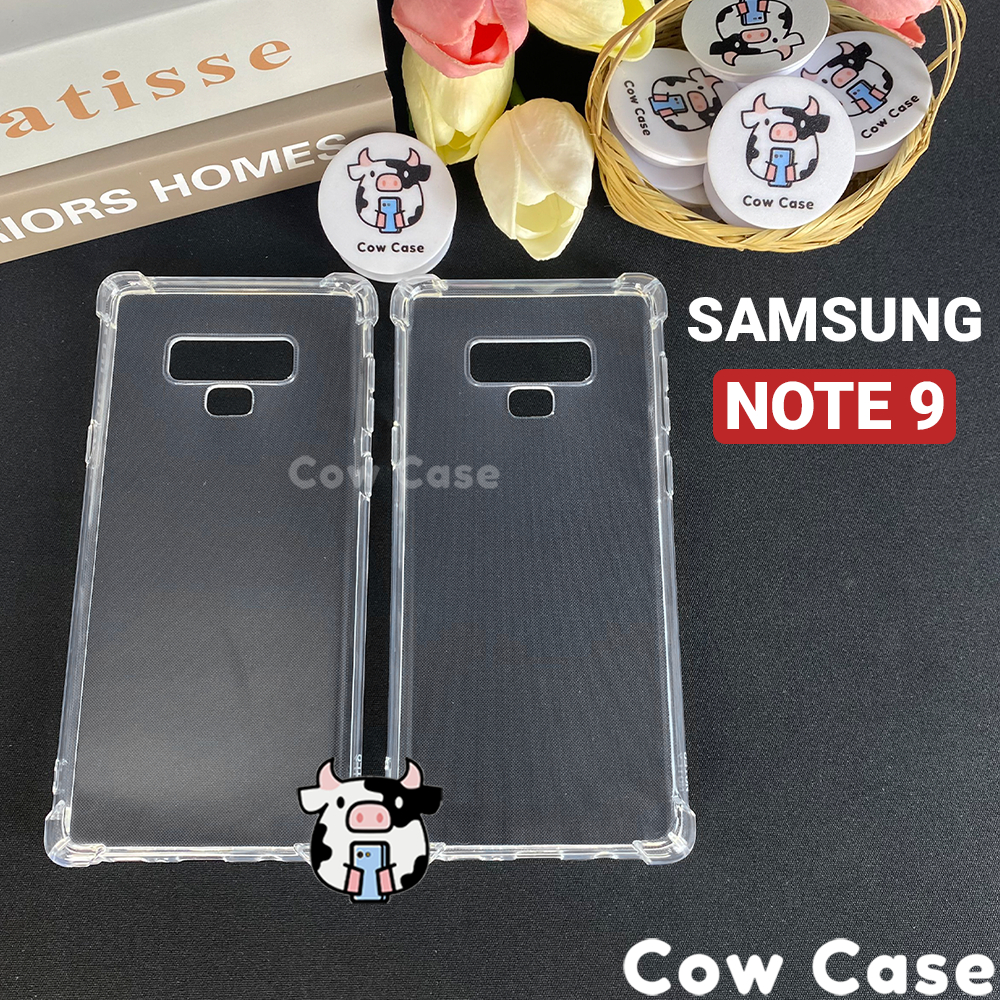 Ốp lưng Samsung Note 9 chống sốc silicon dẻo trong Cowcase | Vỏ điện thoại SS galaxy bảo vệ camera toàn diện TRON