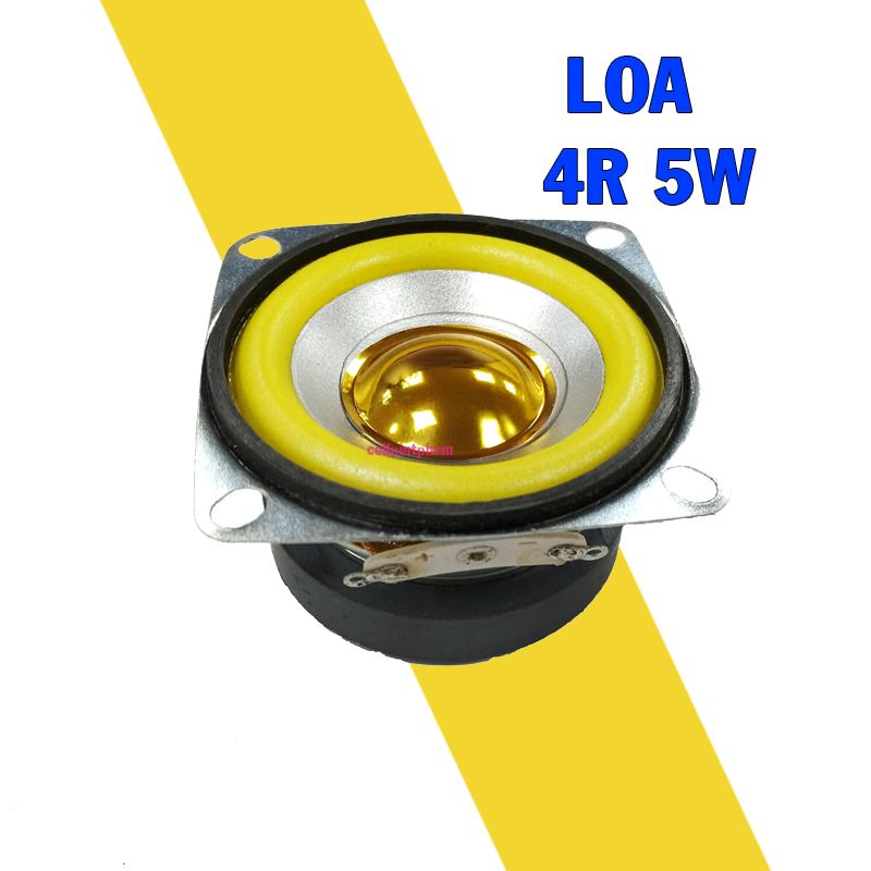 Loa 5W - Loa toàn dải 4R 5W 52mm có vàng bắt vít chất lượng cao