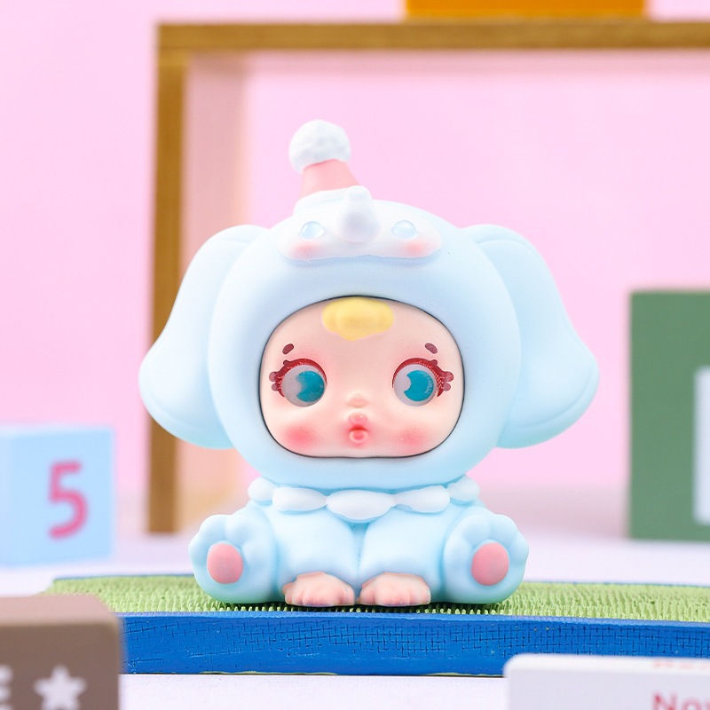 Mô hình Tượng Skullpanda 3D Phong cách dễ thương trang trí xe hơi nhà cửa bàn học quà tặng cute