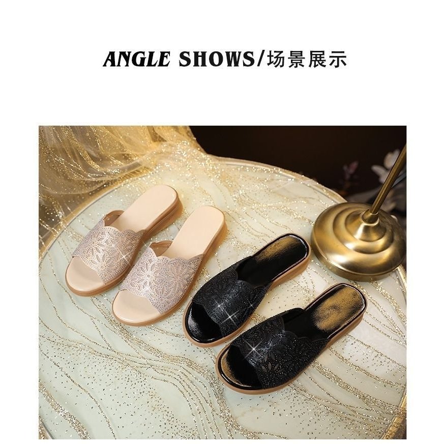 Dép quai ngang cho mẹ đế xuồng cao 3.5cm