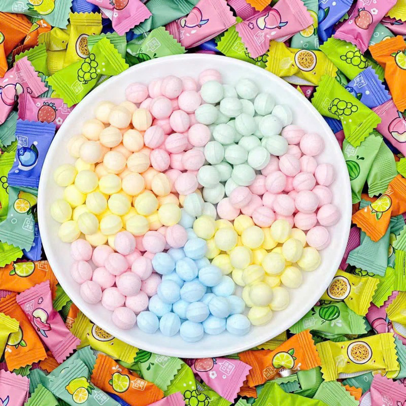 Kẹo ngậm vitamin C trái cây 12 vị không đường | Ăn vặt ngon rẻ TaNo