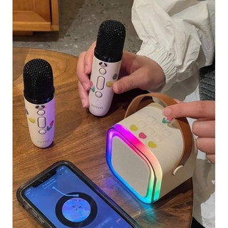 Loa Bluetooth Karaoke Mini K12 kèm mic không dây công suất 5W LBT04
