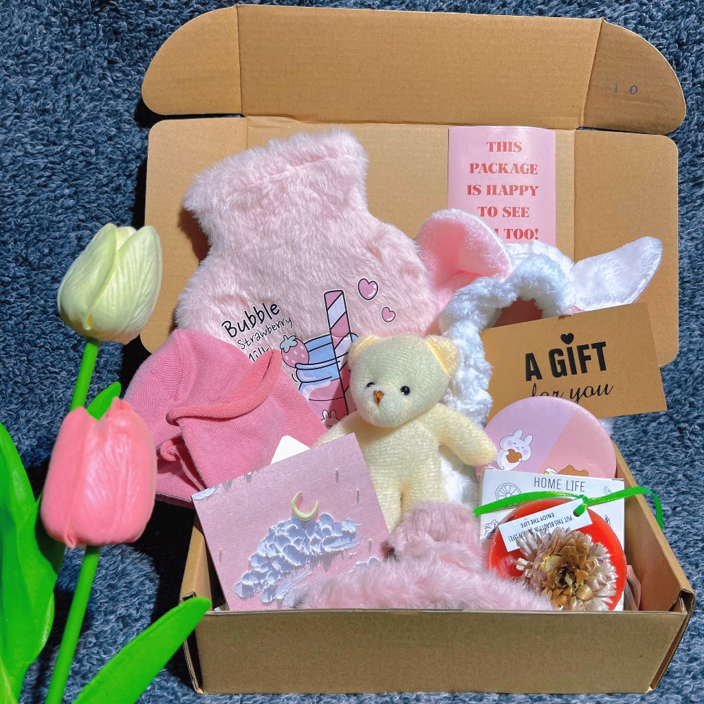 Combo Quà Tặng Bạn Gái Set Quà DIY Sáng Tạo Sinh Nhật, Giáng Sinh,Noel, Quà 8/3, Quà 14/2 Thiết Kế Vỏ HộpStyle VinTage