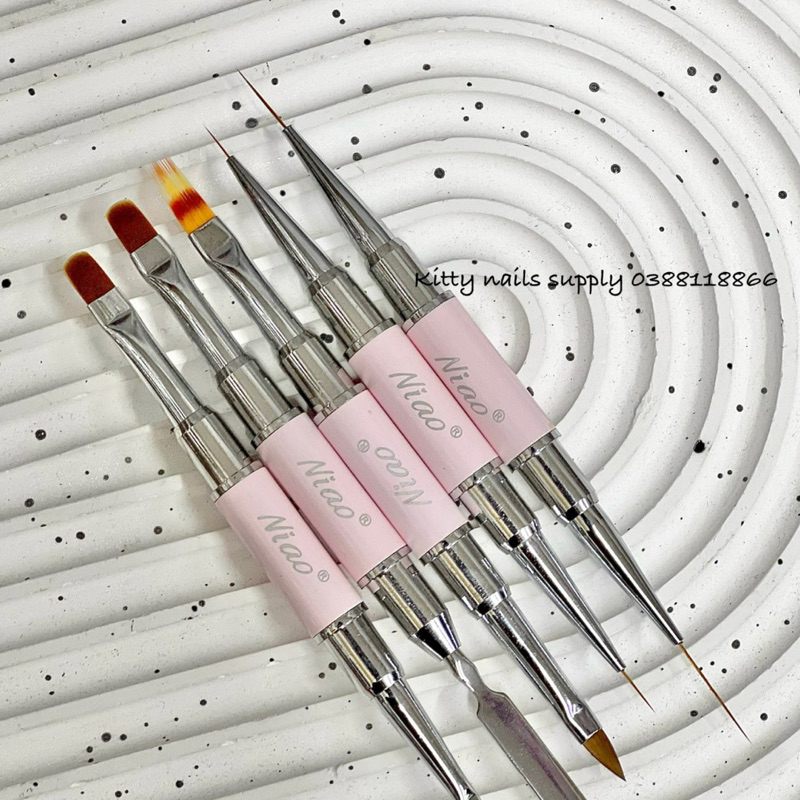 Cọ đắp gel 2 đầu Niao đủ mẫu lông siêu mượt chính hãng
