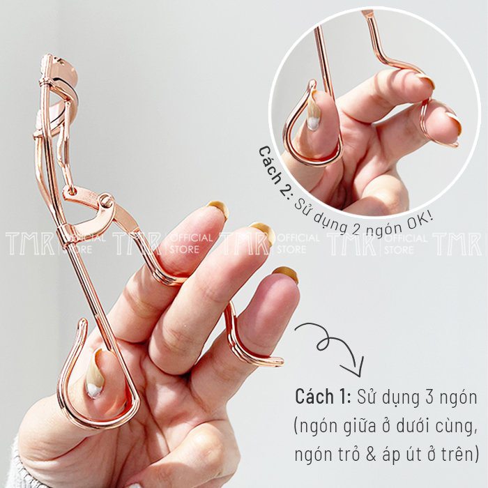 Bấm Mi TMR Chuyên Dụng Dành Cho Mọi Dáng Mắt Khác Nhau Rose Gold