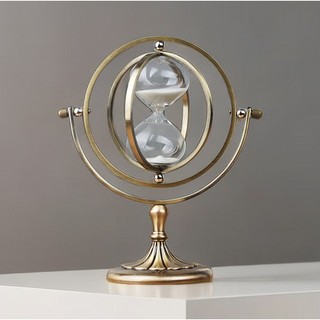 Đồng hồ cát tròn décor-quà tặng-trang trí