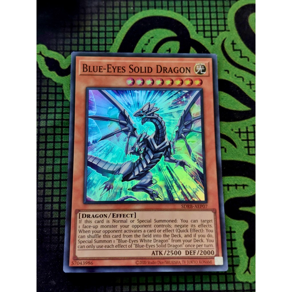 Thẻ Bài Yugioh Monster Asia English "Blue-Eyes Solid Dragon"