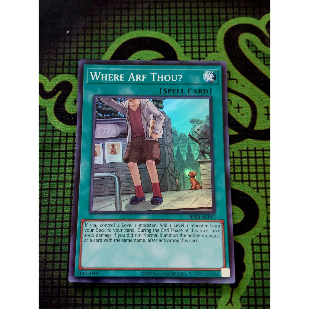 Thẻ Bài Yugioh Spell Asia English "Where Arf Thou?"