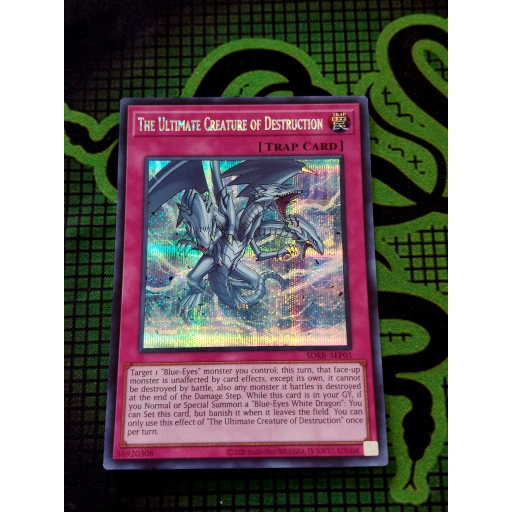 Thẻ Bài Yugioh Trap Asia English "The Ultimate Creature of Destruction"