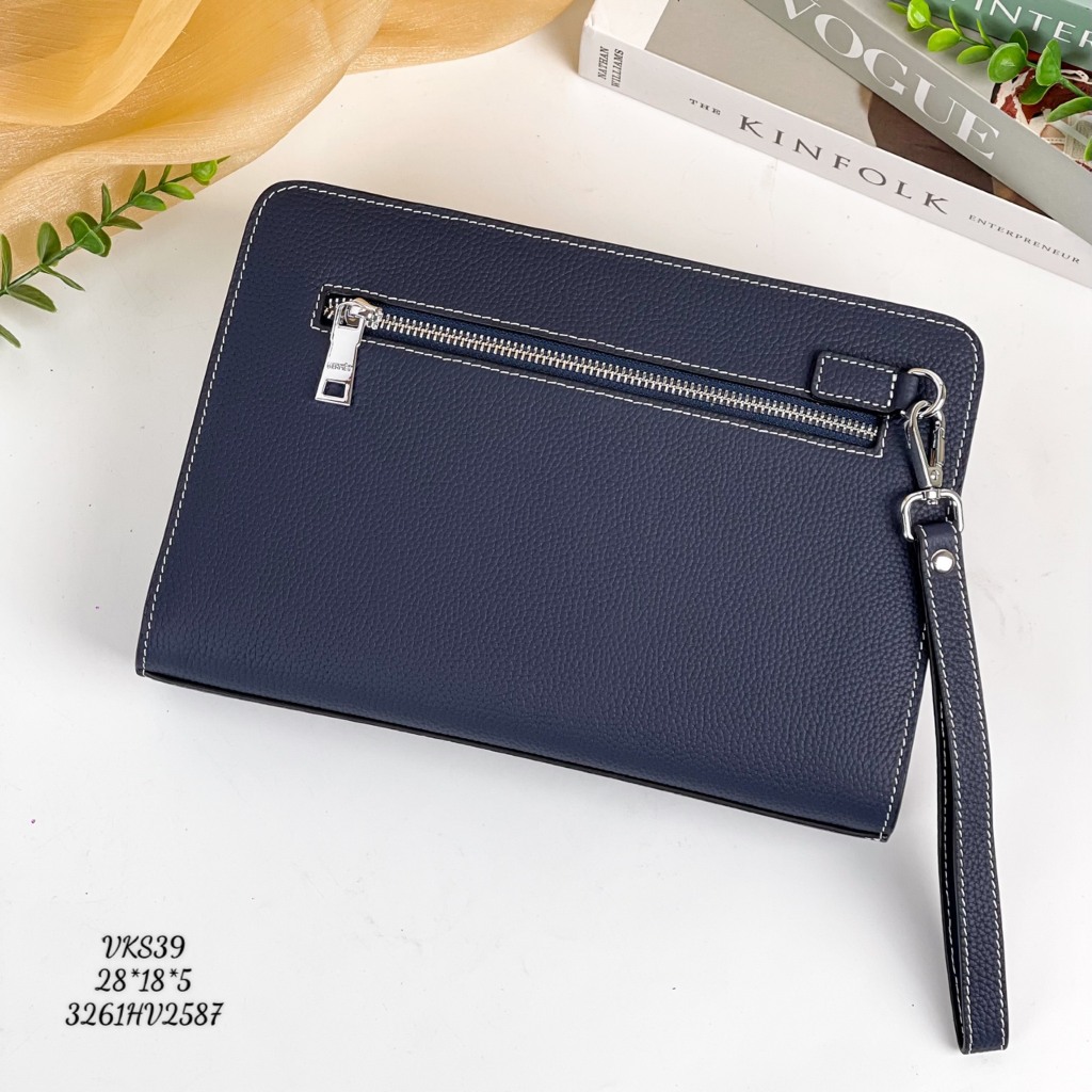 Ví cầm tay khóa số VKS39 nam da bò cao cấp