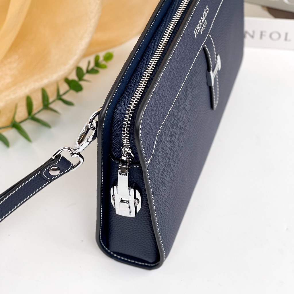 Ví cầm tay khóa số VKS39 nam da bò cao cấp