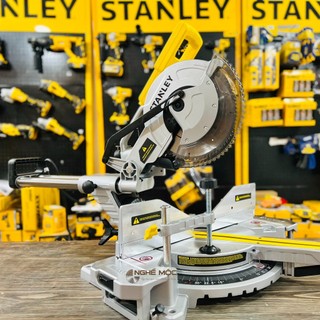 Máy cưa đa góc trượt, cưa cắt để bàn sử dụng đĩa 255mm 1800w stanley sm18-b1