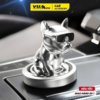 Sáp thơm trang trí ô tô Kool Dog Chaobao chó bull lắc lư để taplo xe hơi cao cấp