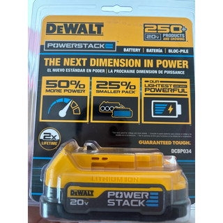 Pin Dewalt Powerstack 2AH, 5Ah