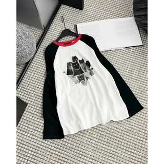 ÁO THUN TAY DÀI RAGLAN (HÌNH MÈO)