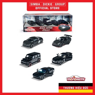 Bộ 5 Đồ Chơi Xe Mô Hình MAJORETTE Black Edition 5 Pieces Giftpack 212053174 - Simba Toys Vietnam