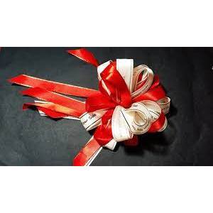 2 mét Ruy Băng bản rộng 2.5cm Happy New Year - đóng quà tết, làm nơ ruy băng đẹp - giá gốc