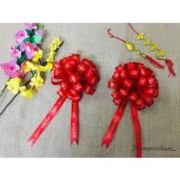 2 mét Ruy Băng bản rộng 2.5cm Happy New Year - đóng quà tết, làm nơ ruy băng đẹp - giá gốc
