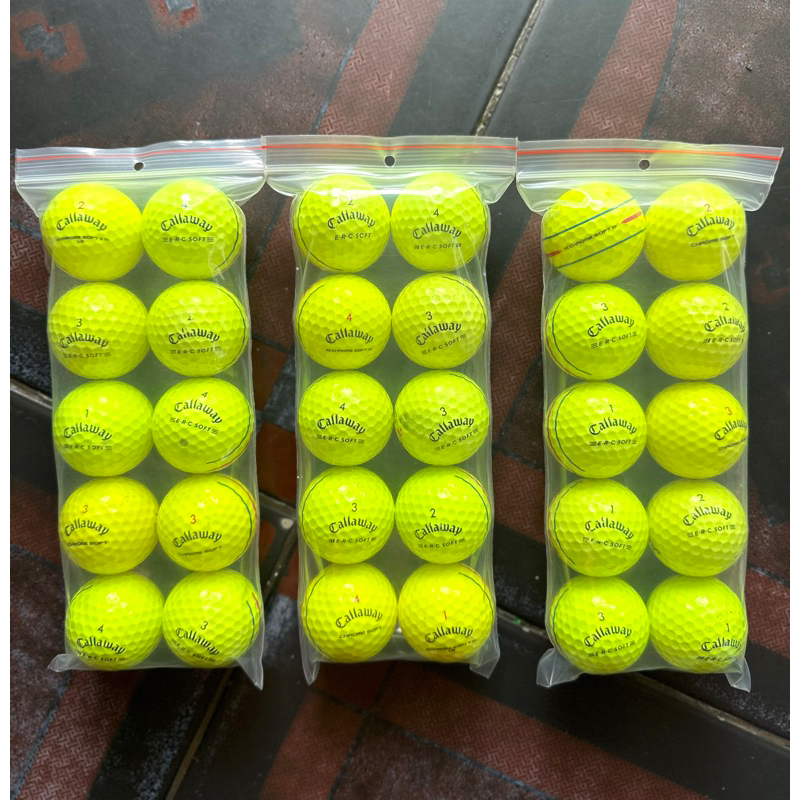10 Bóng Golf calaway 3 line  mới 80-90%