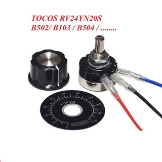 Chiết áp Tocos 500K RV24YN 20S B504