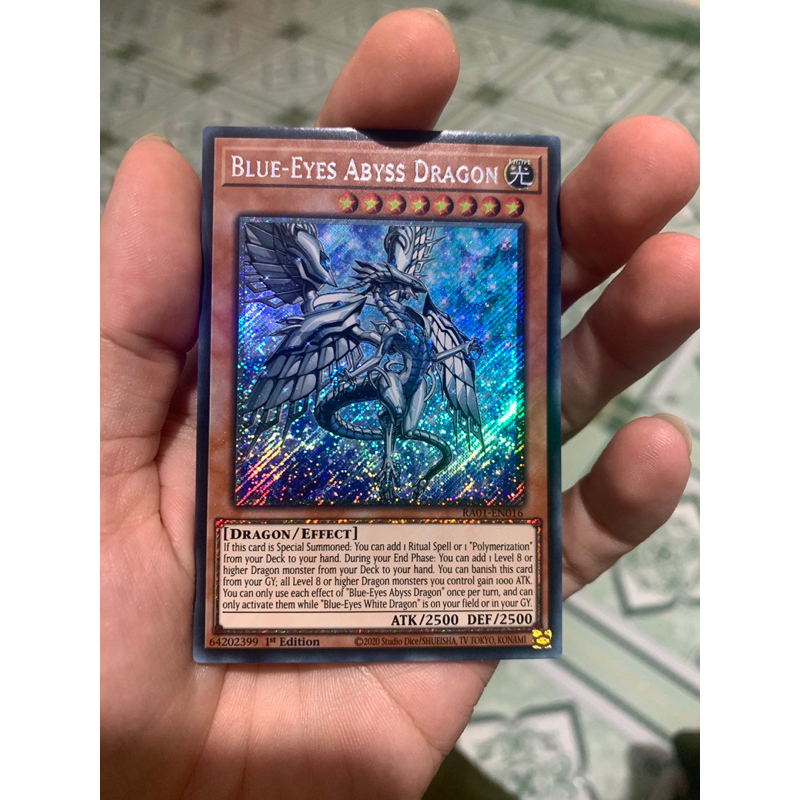 Thẻ Bài Yu-Gi-Oh! RA01-EN016 Blue-eyes Abyss Dragon