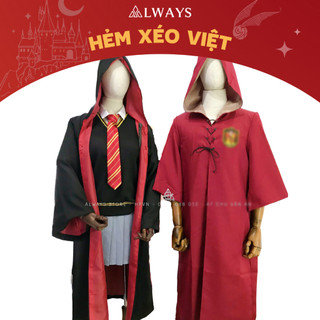 [Mã SKAMLTSM9 giảm 10% đơn 99K] Áo chùng - áo choàng phù thuỷ vải hai lớp dày đẹp có ảnh thật