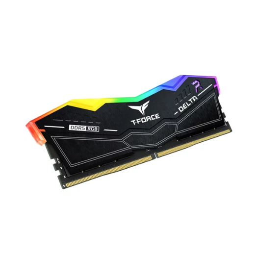 RAM TeamGroup T-Force Delta RGB 64GB  DDR5 5600Mhz | Đen/Trắng - Hàng Chính Hãng