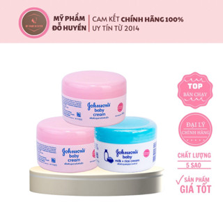 Kem dưỡng ẩm Johnson Baby Milk Cream 50g, kem dưỡng da cấp ẩm chăm sóc da toàn diện