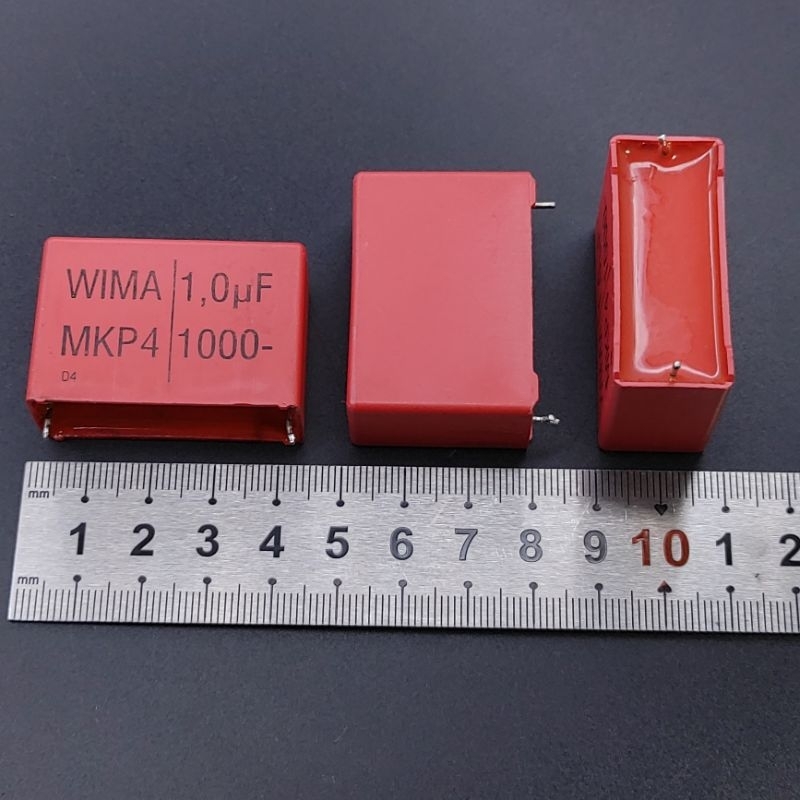 (1 con) Tụ điện Wima 1uF 105 1000V MKP4 tháo máy