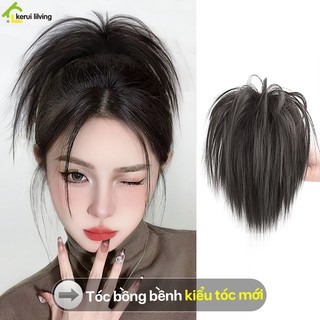 Kẹp tóc giả BUNA;Tóc giả cột nhí nhảnh;Búi tóc giả cá tính phong cách Hàn;Tóc giả búi dợn sóng