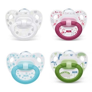 👶 bộ 2 ti giả nuk silicone happydays cho bé từ 0-6m/ 6-18m 👶