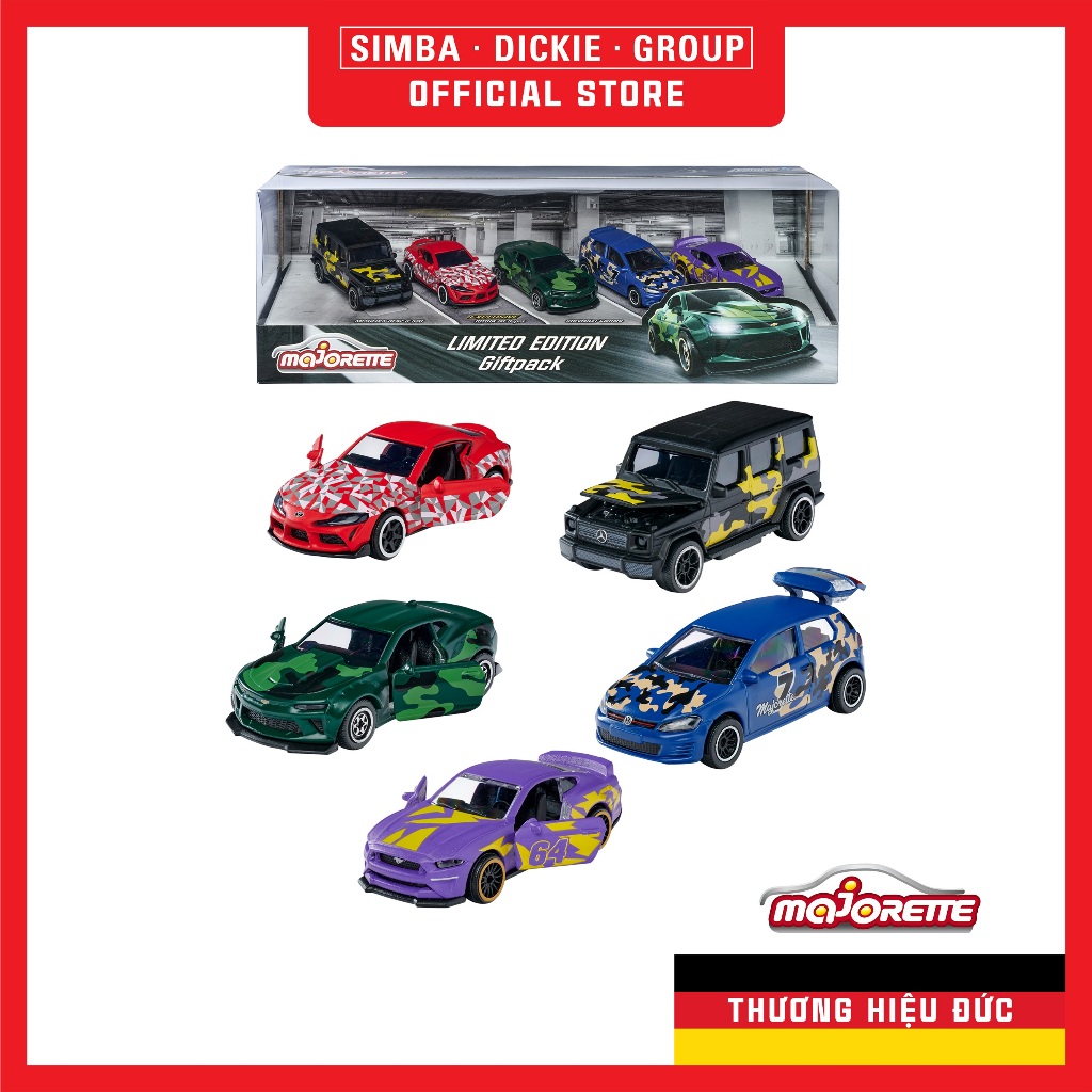 Bộ 5 Xe Mô Hình MAJORETTE Limited Edition 8, 5 Pieces Giftpack 212054028 - Simba Toys Vietnam