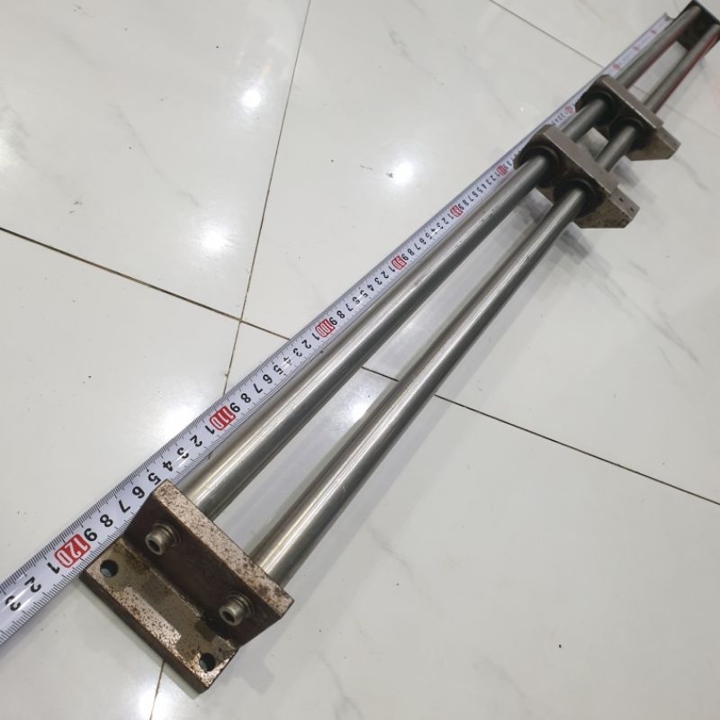 combo cặp trượt tròn phi 20 tổng dài 1m2 chế cưa bàn trượt